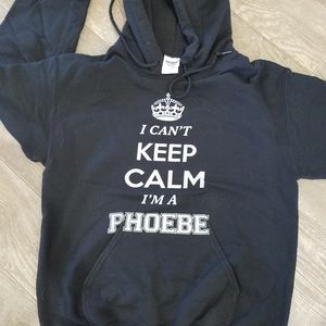 Womens black hoodie